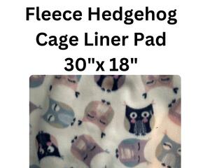 Lavender & Blue Owls on Cream fleece. Cute Owls in a non directional pattern